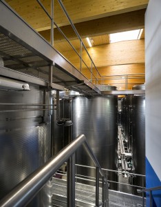 L'interno della cantina